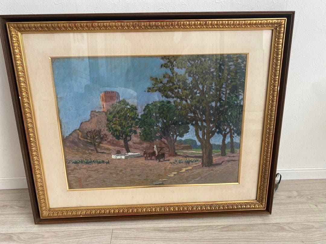 パステル画の先駆者 矢崎千代ニ 矢㟢千代ニ 風景画 パステル画