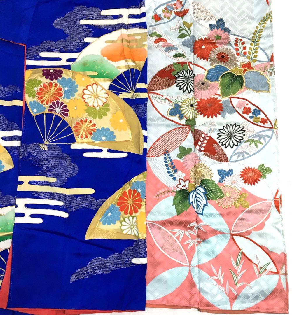 51）送料込み 振袖 8点まとめてバラ売り不可 着物着用可能〜汚れ