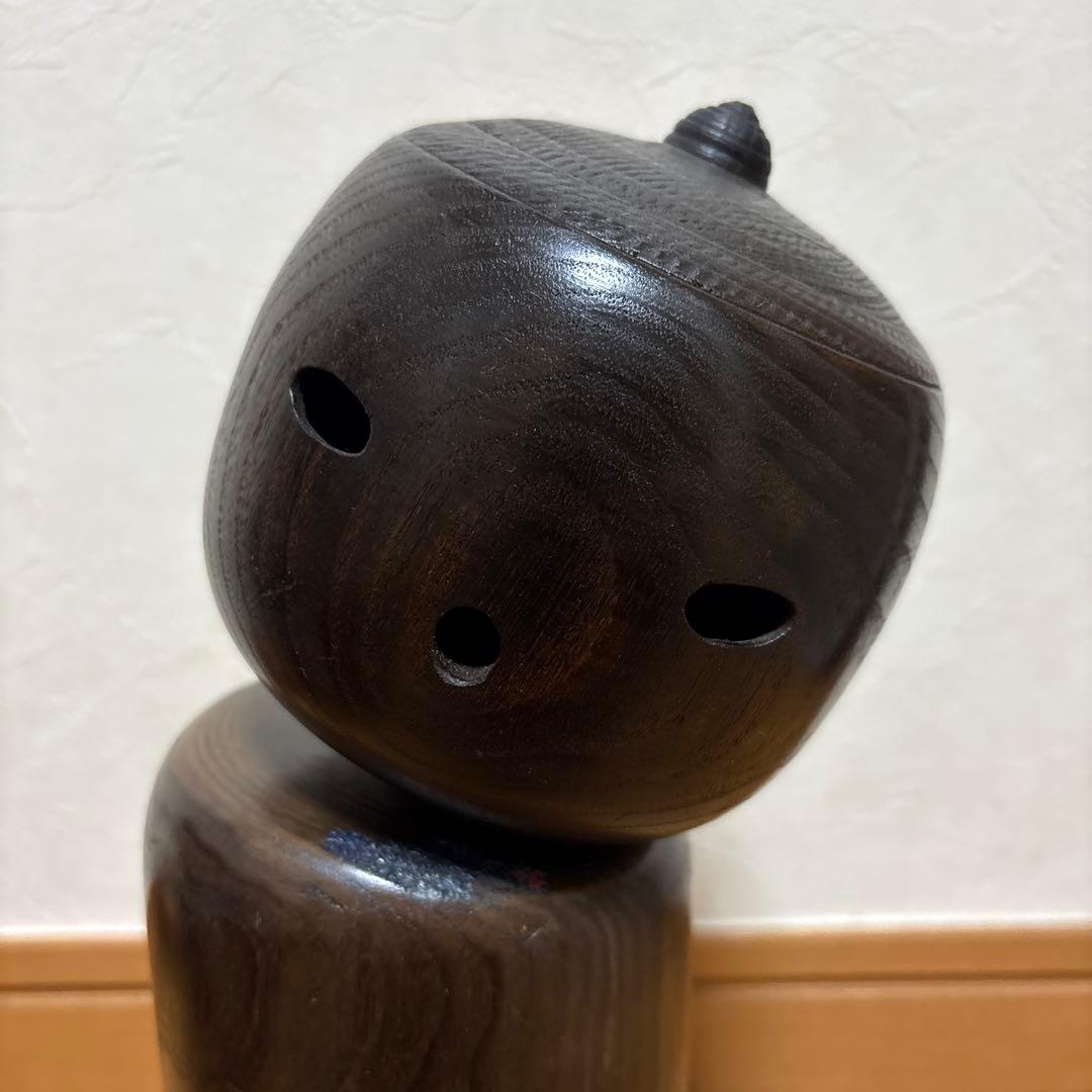 創作こけし片瀬快平作品「露草」KokeshiDoll