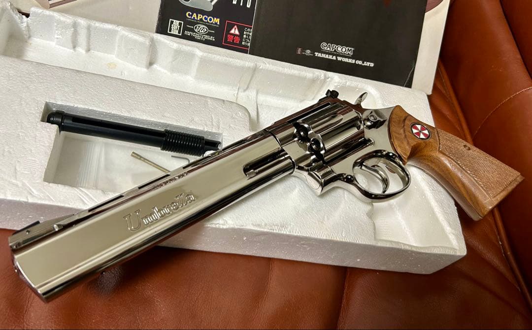 タナカ アンブレラ マグナム リボルバー 8インチ バイオハザード 0