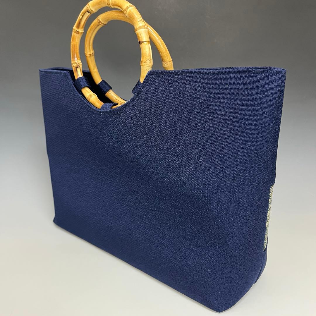 k*n様 新品未使用品　龍村美術織物 和装バッグ　紺