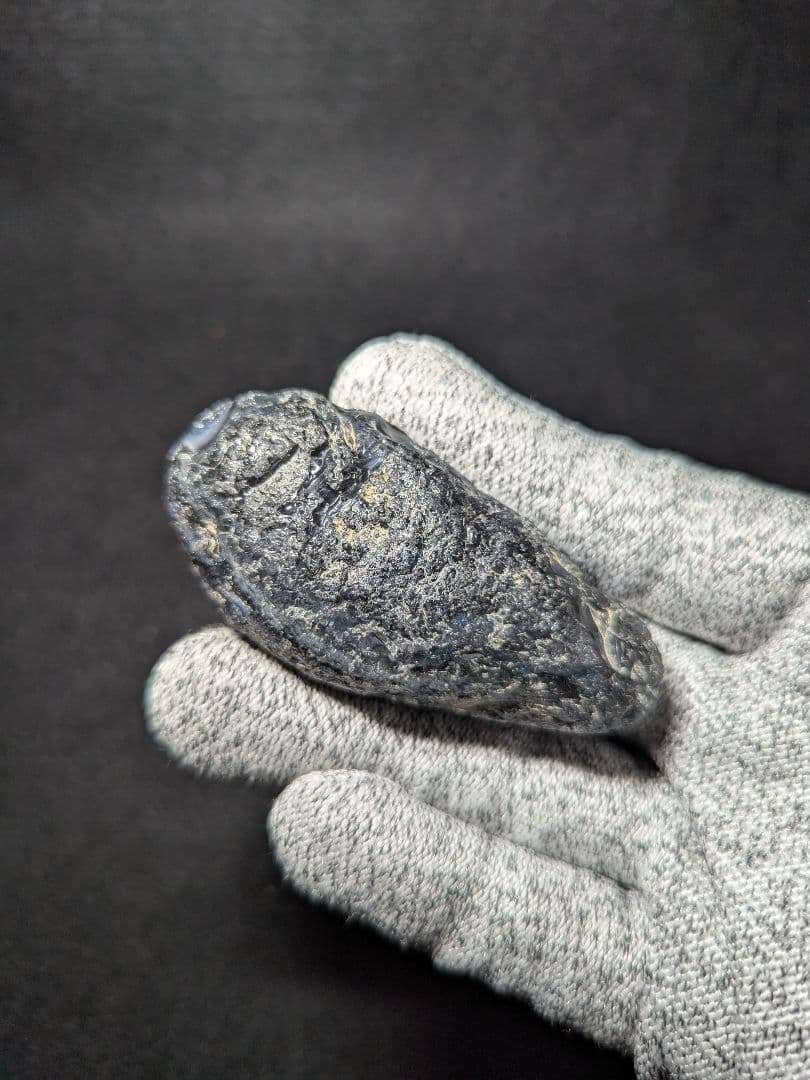 研磨品】十勝石玲瓏 北海道産レインボーオブシディアン 十勝石 玲瓏石