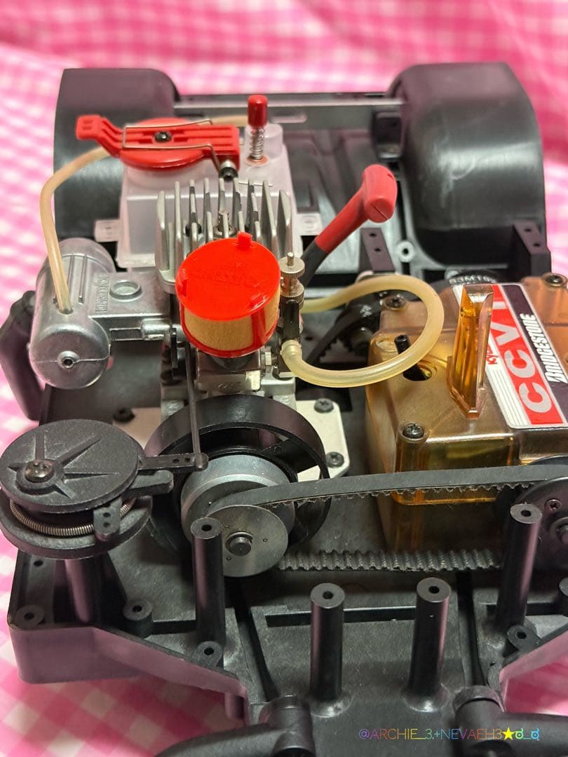 値下げ中★京商 ニッサンテラノ 1/9スケールRC10〜11エンジン4WD RV