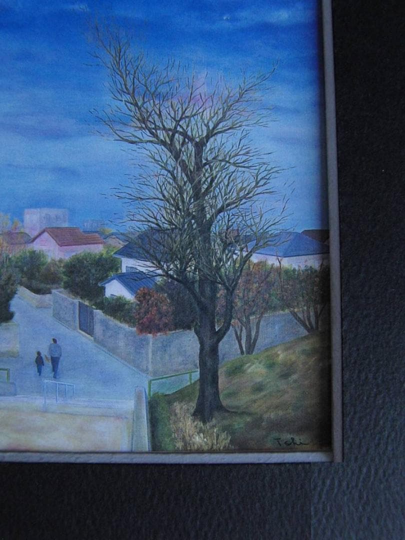 宍倉聰哉、【はつふゆ】、希少な額装用画集より、新品額装付、状態良好