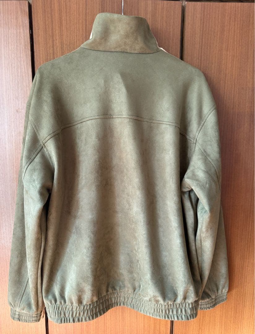 海外限定S Adidas チャイナトラックジャケット グリーン　KT3847