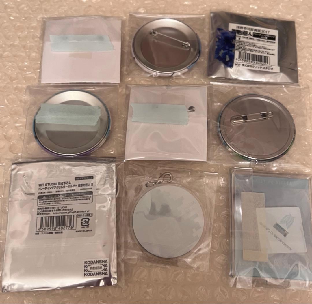進撃の巨人 ミカサ wit studio 缶バッジ 9点まとめ売り