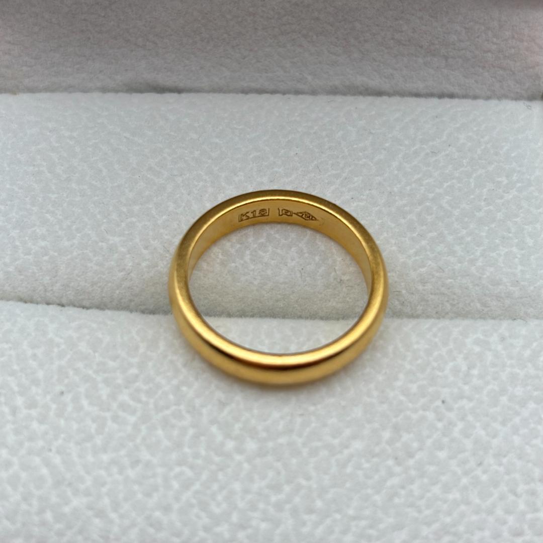 K18金 ゴールドバンドリング 3.18g
