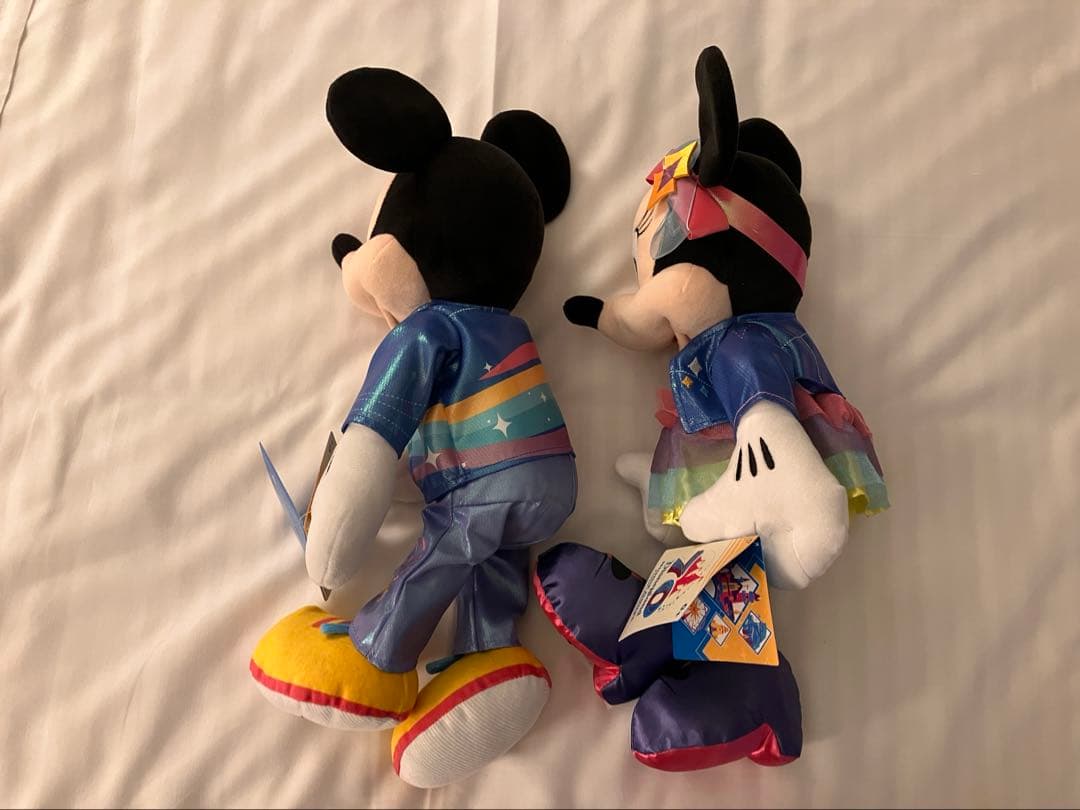 カルフォルニアディズニー70周年記念 ミッキーとミニー ぬいぐるみセット