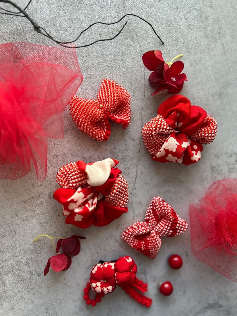 じゅり様order 七五三髪飾り　ヘッドドレス