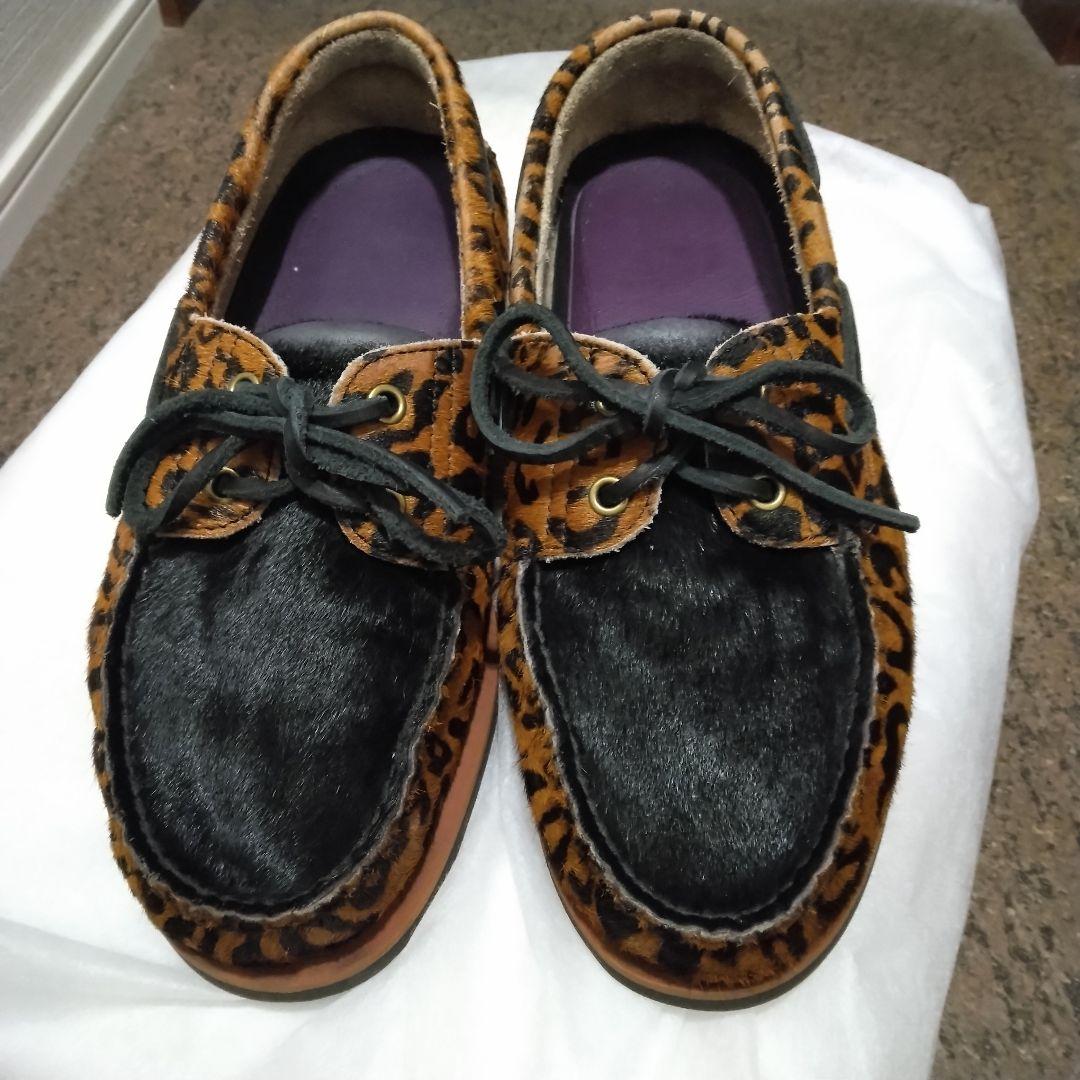 【稀少】ワコマリア×ティンバーランド デッキシューズ レオパード柄 ハラコ使用