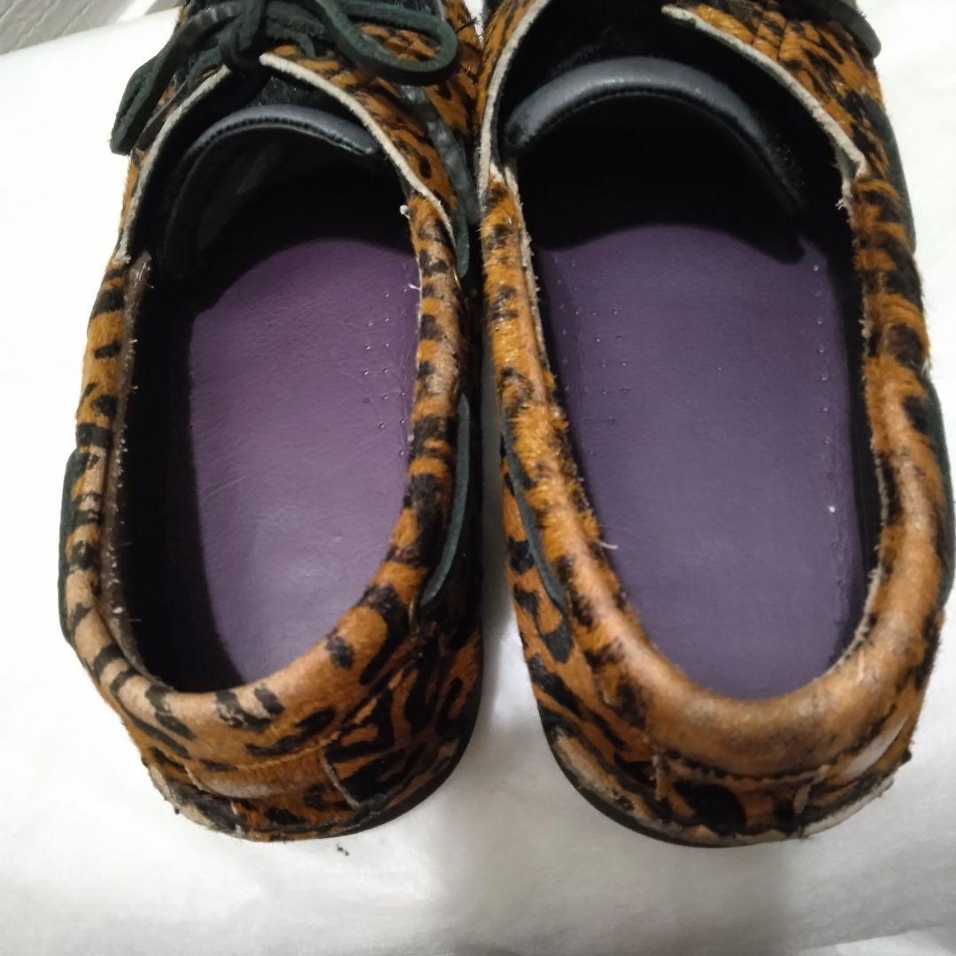 【稀少】ワコマリア×ティンバーランド デッキシューズ レオパード柄 ハラコ使用