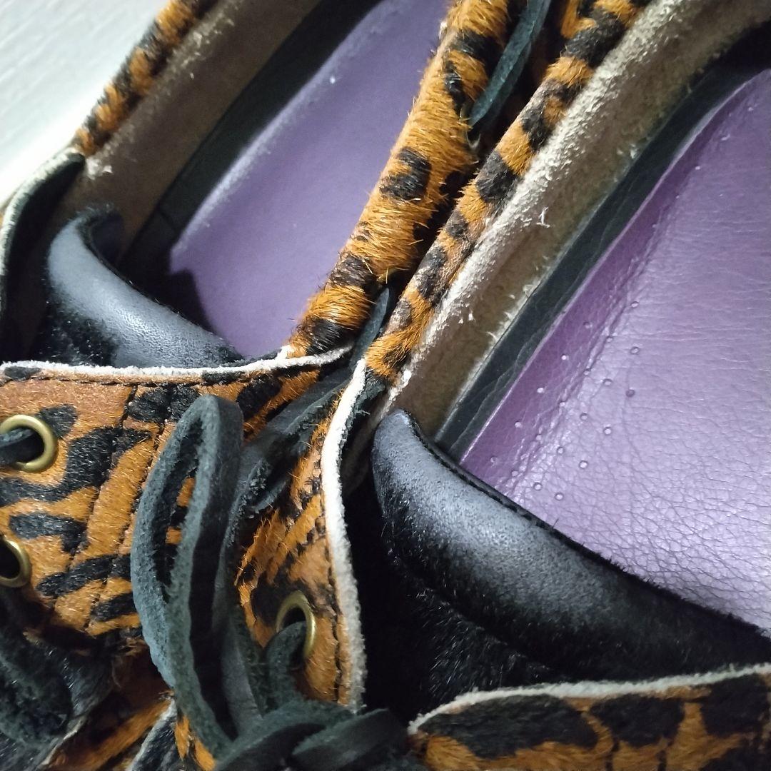 【稀少】ワコマリア×ティンバーランド デッキシューズ レオパード柄 ハラコ使用