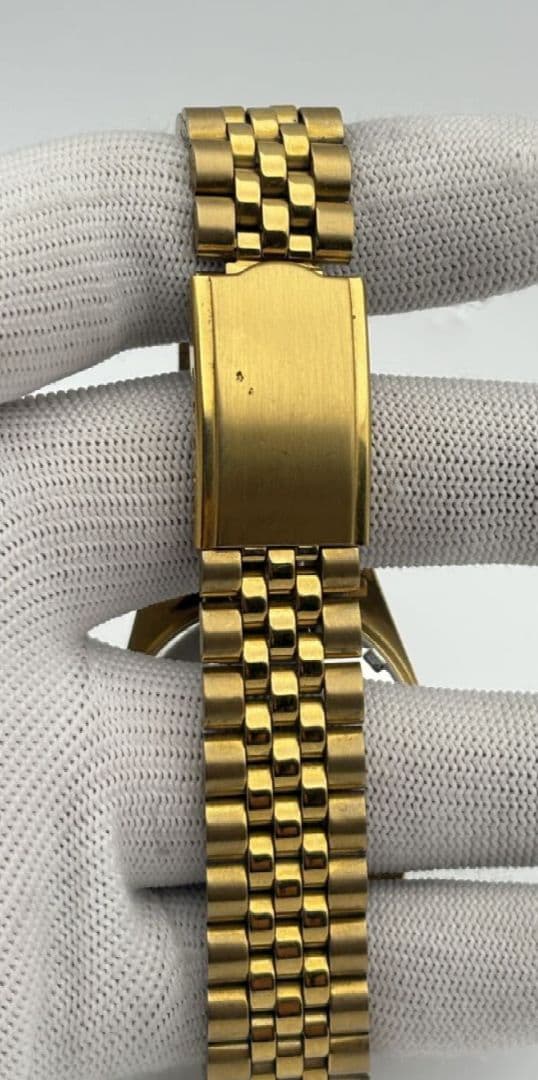 ね*様 セイコー自動巻きメンズ腕時計 6309 ホワイト文字盤 動作品フルーテッ