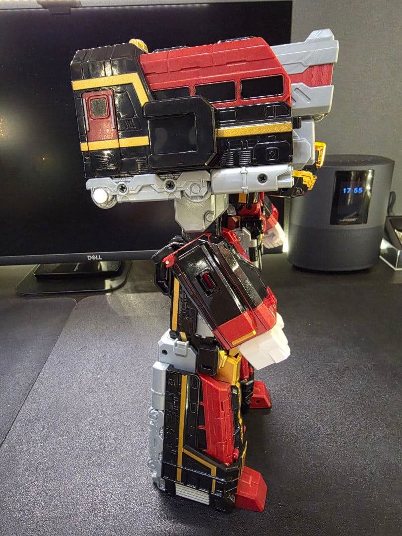 メタルカードボット　ブラストレイン　超合金　　バンダイ　韓国トイ　 変形ロボ