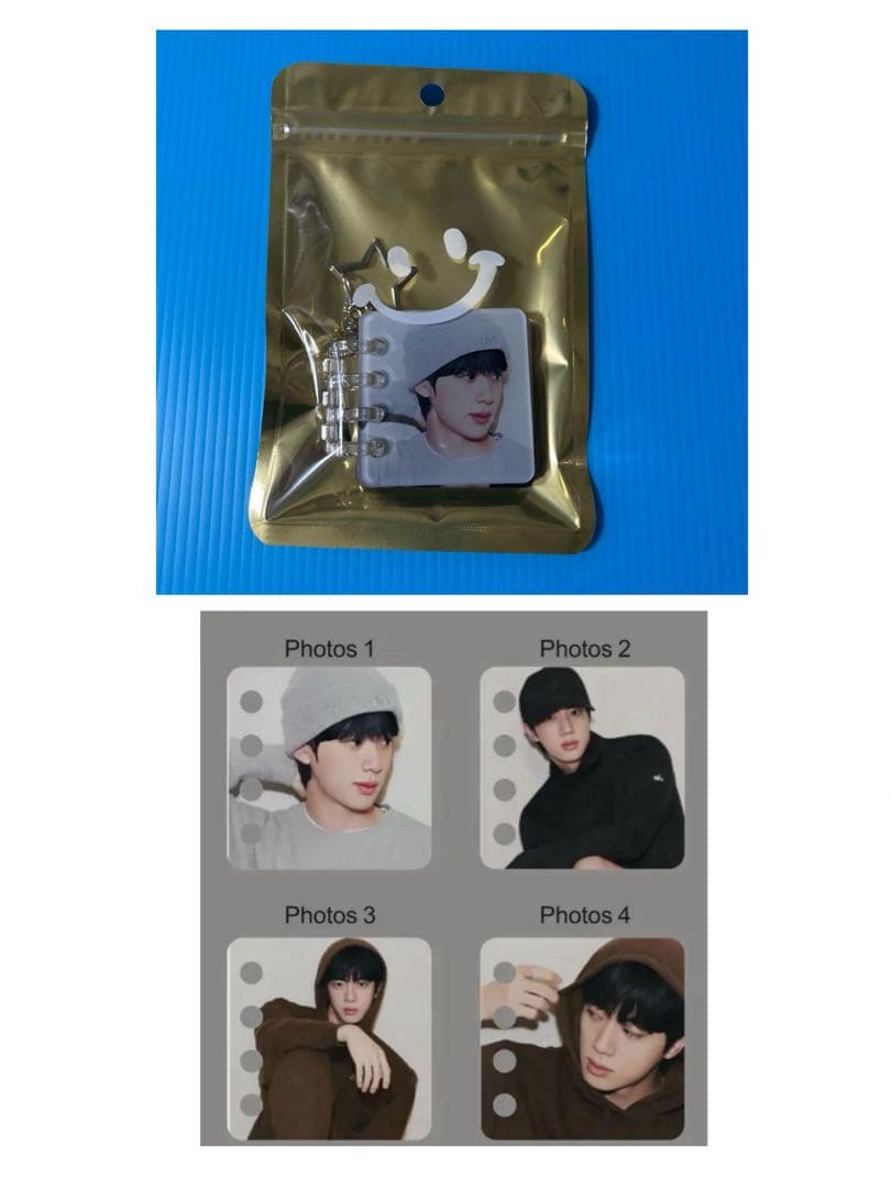BTS JIN アクリルフォトアルバムキーホルダー(N)