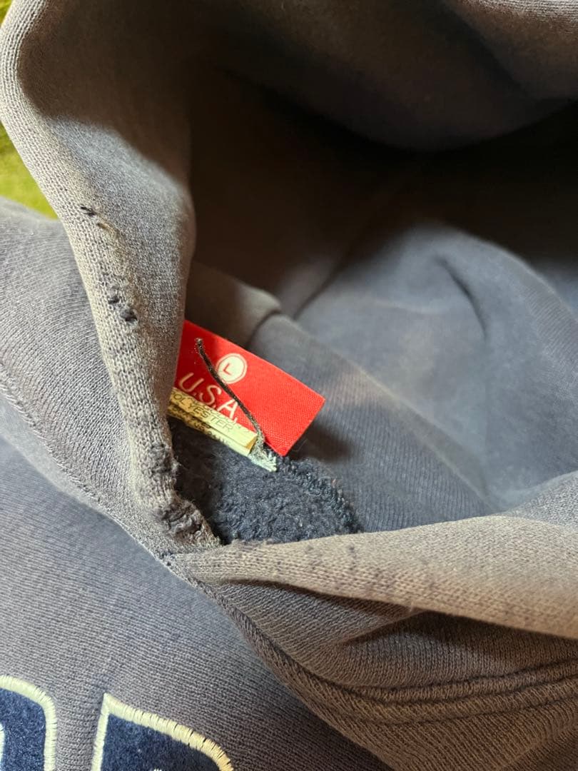 90s ビンテージ プルオーバー パーカー ナス紺 SUPREME 初期