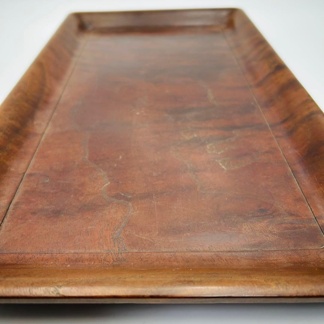 【唐木盆　煎茶盆　香盆】骨董　アンティーク　インテリア　中国美術　香道具　茶道具