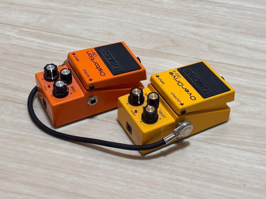 ギター BOSS OverDrive OD-3 & Distortion DS-1