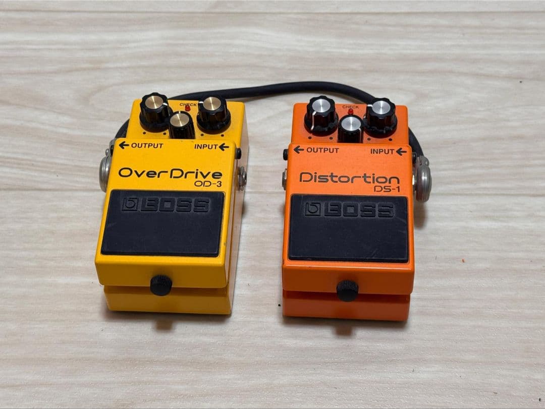 ギター BOSS OverDrive OD-3 & Distortion DS-1