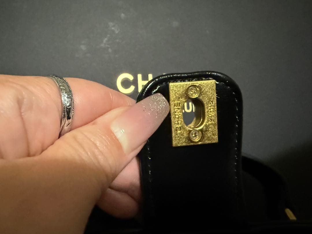 CHANEL(シャネル)ノベルティ★がま口ボストン型 ショルダーバッグ★2way