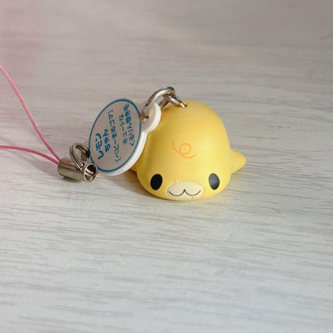当時物まめゴマ ベビーまめゴマ ストラップ レモンちゃん - メルカリ