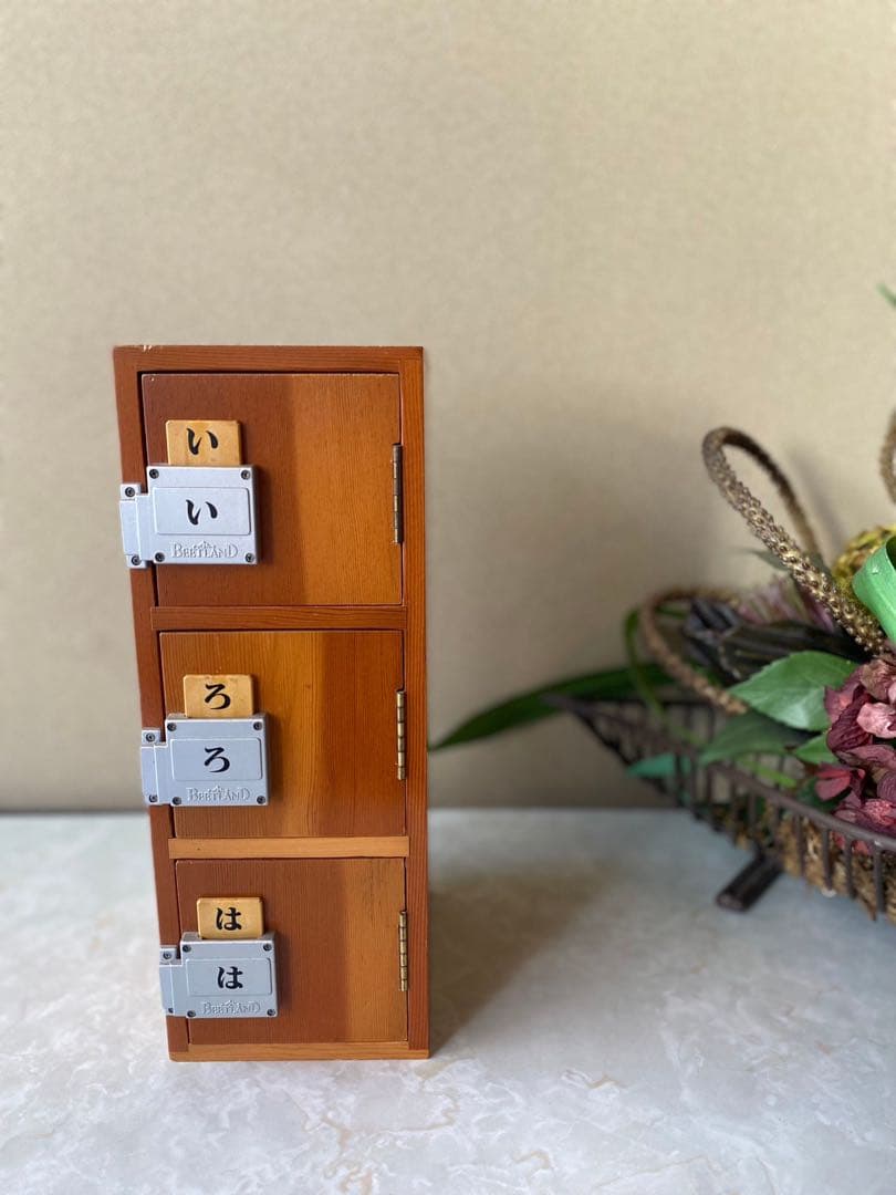 BEETLAND製 銭湯 下駄箱 小物入れ ミニ下駄箱 昭和レトロ インテリア