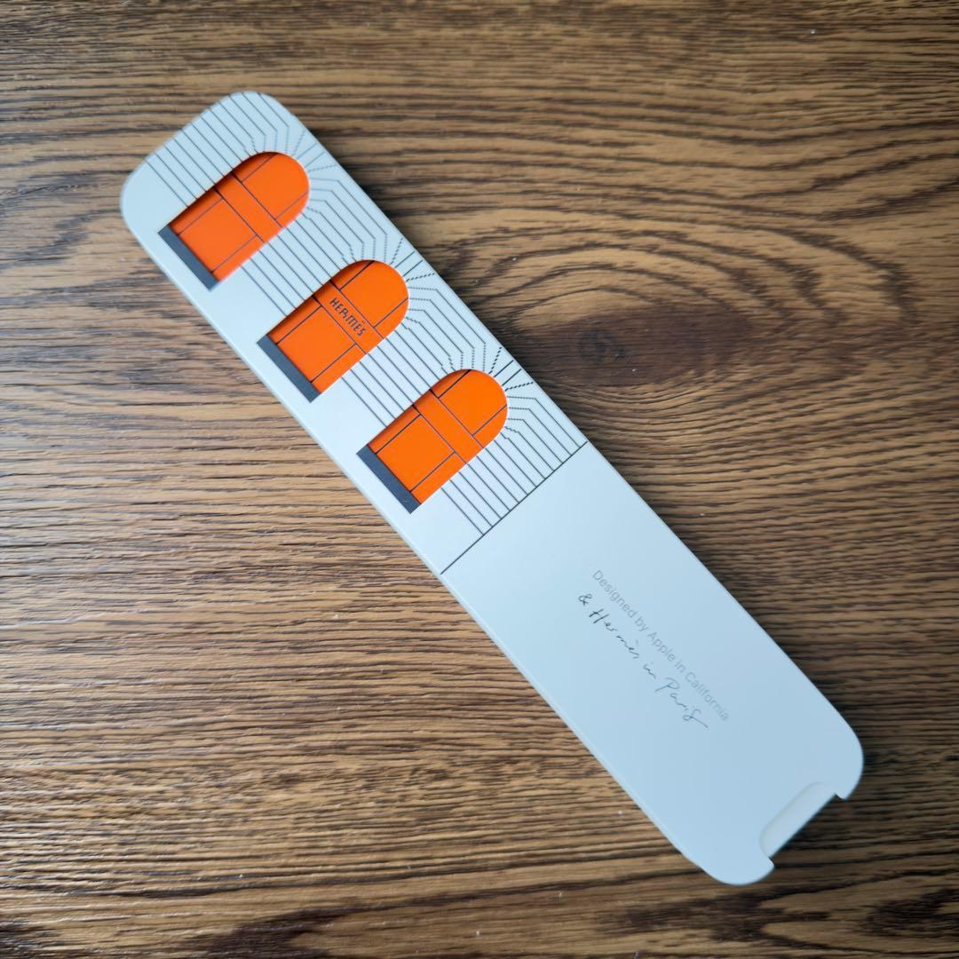 2980 未使用　Apple Watch エルメス　オレンジラバー　スポーツ