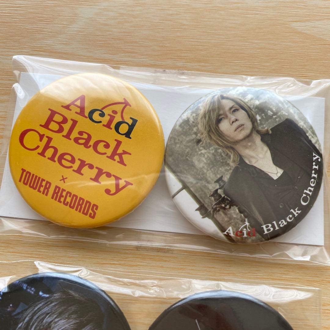 缶バッジ 4個セット タワレコ特典 yasu Acid Black Cherry - メルカリ