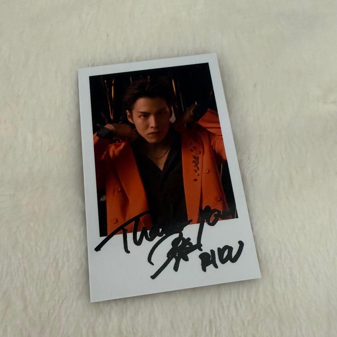 THE RAMPAGE RIKUチェキ直筆サイン