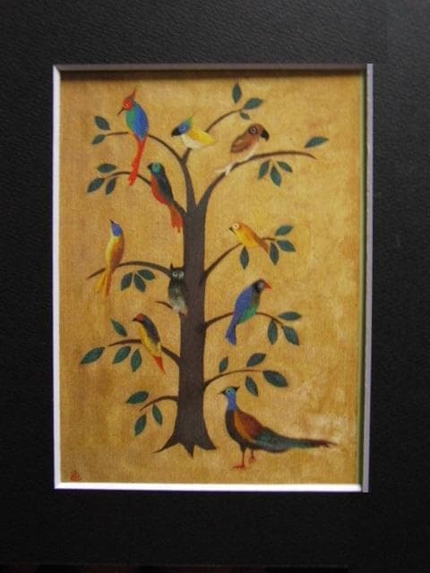 小杉小二郎、【聖書物語　聖なる鳥達】、希少な額装用画集より