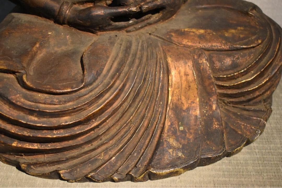 新羅仏】◇金銅十一面観音菩薩座像 仏像◇検）天平仏 飛鳥