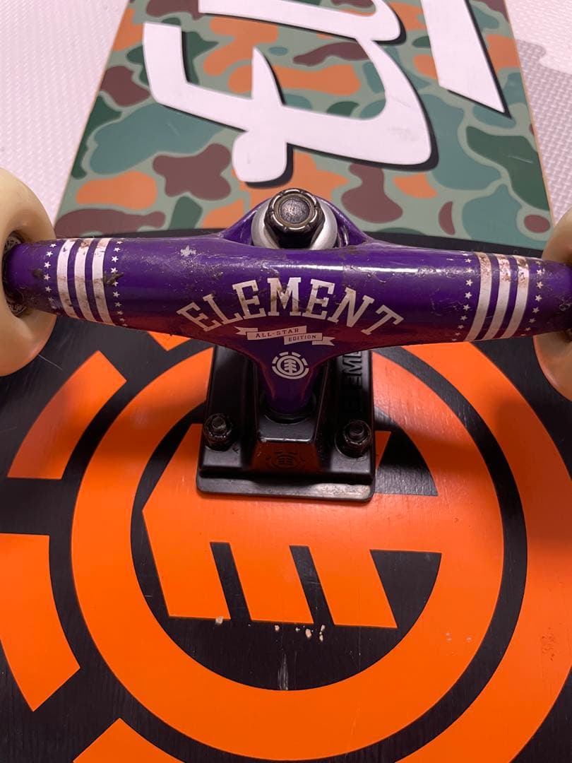 Element スケートボード スカルデザイン