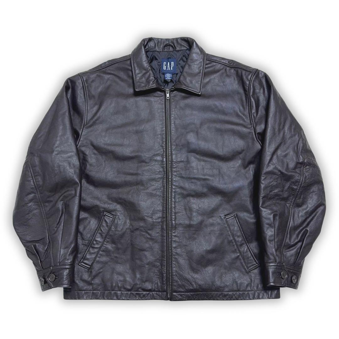 90s〜00s GAP レザージャケット 90s GAP オールドギャップ 肉厚 レザー