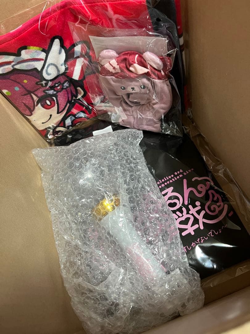 きゅるるん大作戦 宝鐘マリン 応援セット＋ペンライトカバー