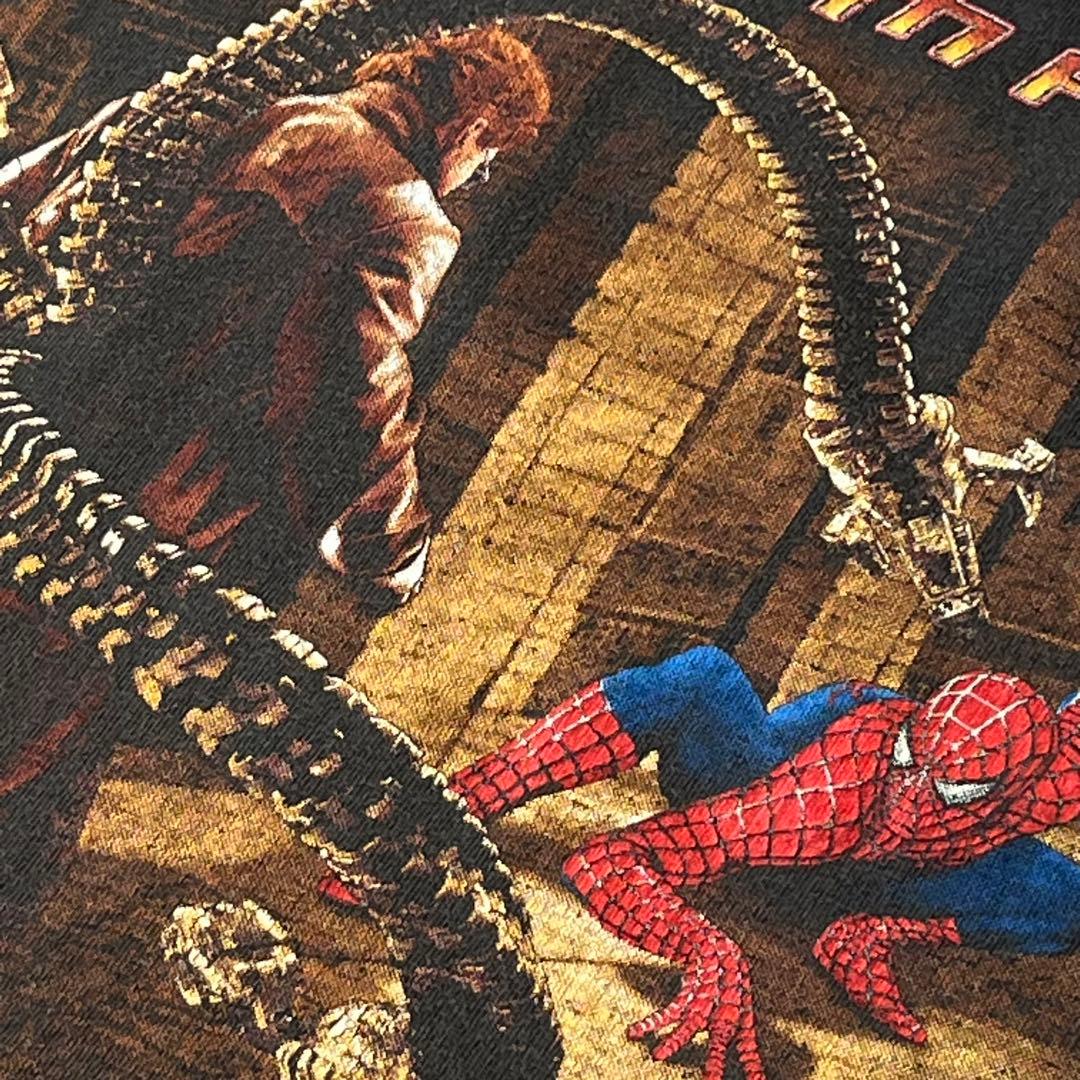 ［フェード］00s Spyder-Man2”スパイダーマン”ムービーTシャツ