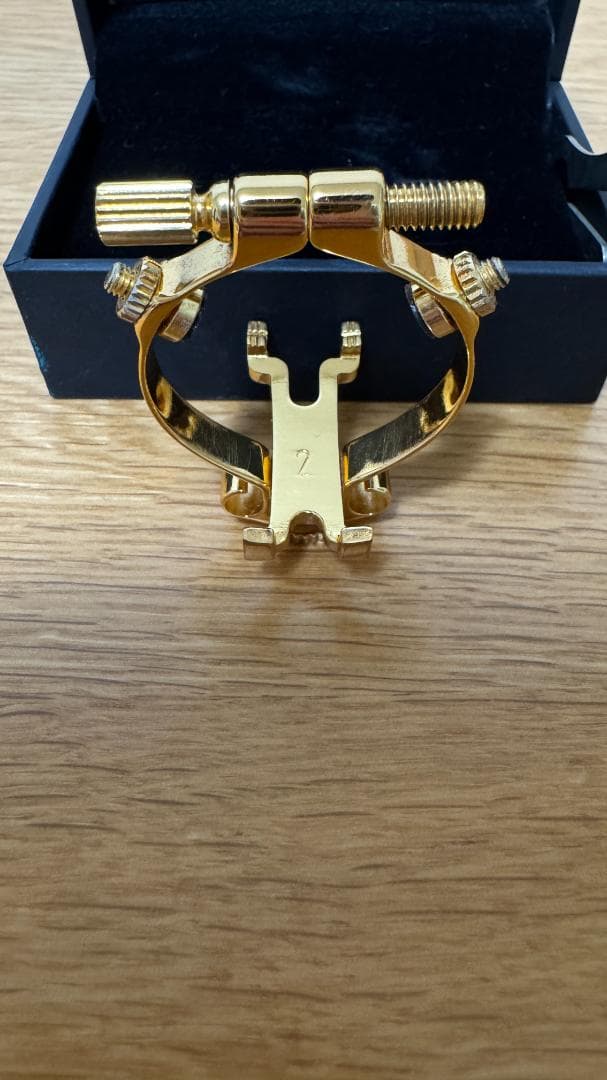 JLV Gold 24K アルトサックス リガチャー 金メッキ GP