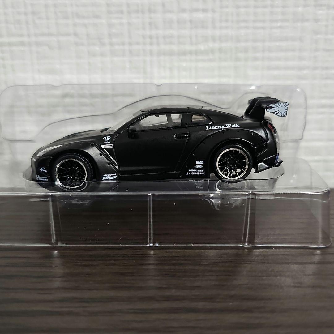 ミニカー MINIGT LIBERTYWALK GT-R Matte Black