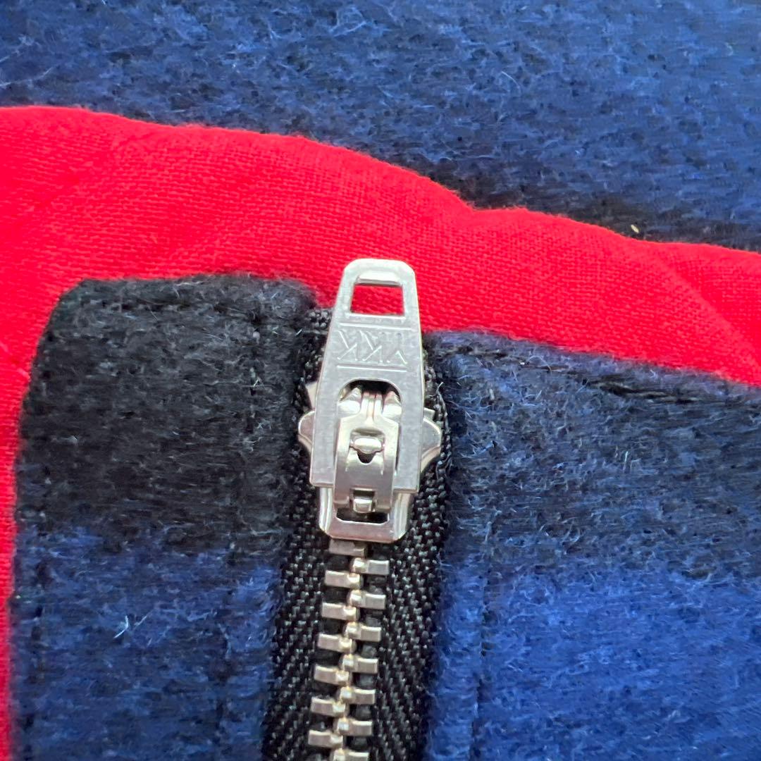 断*)様 Supreme 青・黒チェック クルーザージャケット L