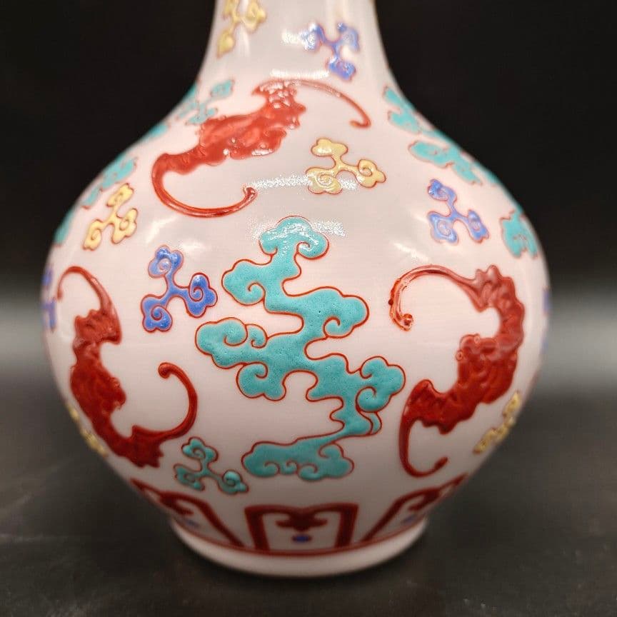 福寿瓶 応接間 玄関 本棚 博古架 景徳鎮 工芸品 置物