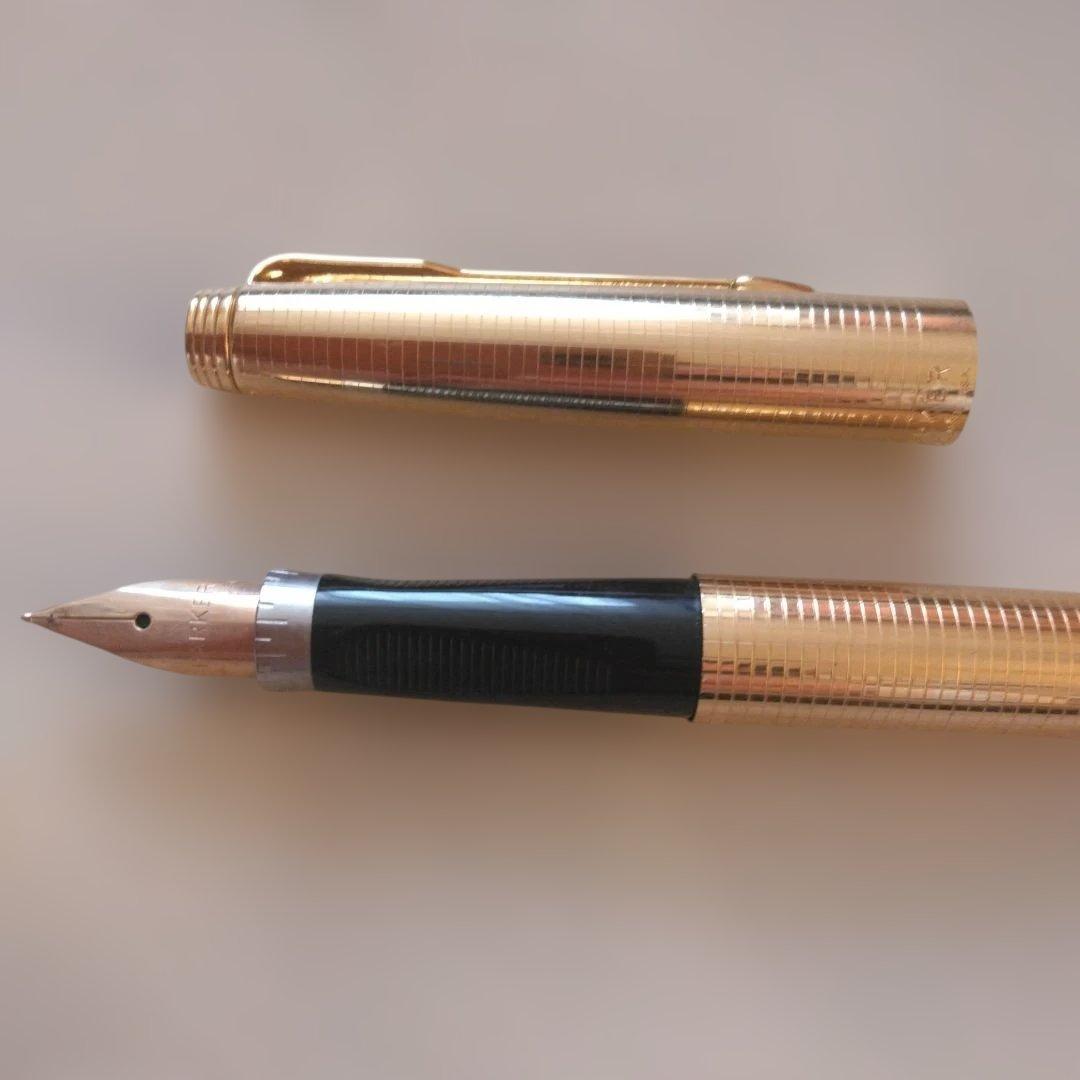 パーカー PARKER 万年筆 ゴールド 未使用品 14K ペン先 - メルカリ