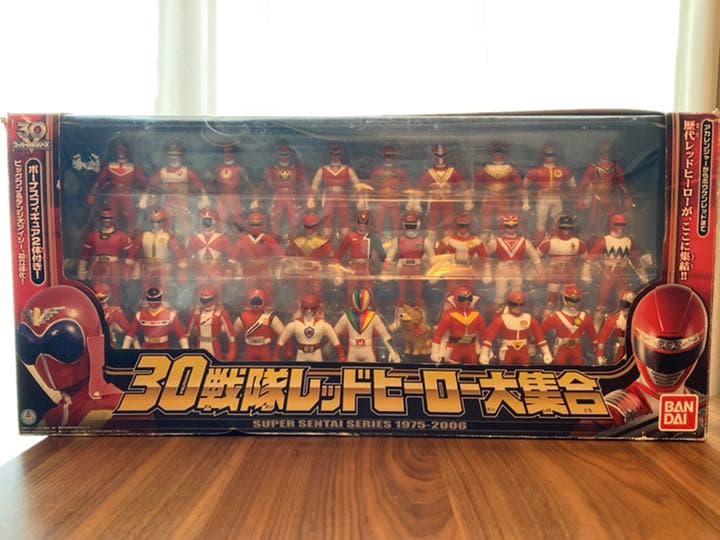 30戦隊レッドヒーロー大集合 （バンダイ）