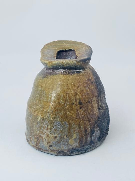 【JOHN DIX   ジョンディックス】花入　壺　桐共箱　栞　底部在銘　大上窯