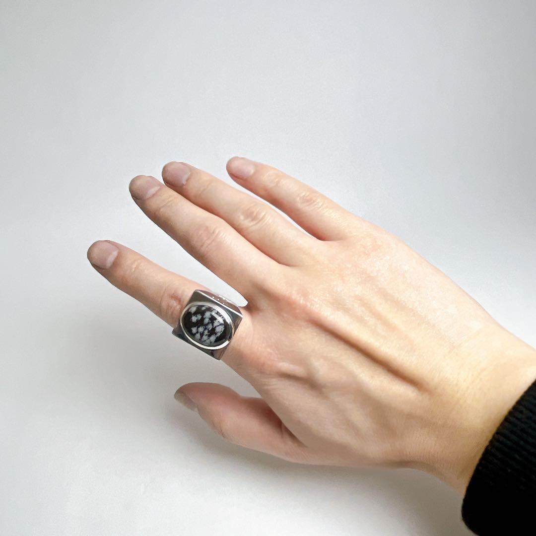 ヴィトン　シュバリエール スノーフロー リング　Lサイズ　21号　925