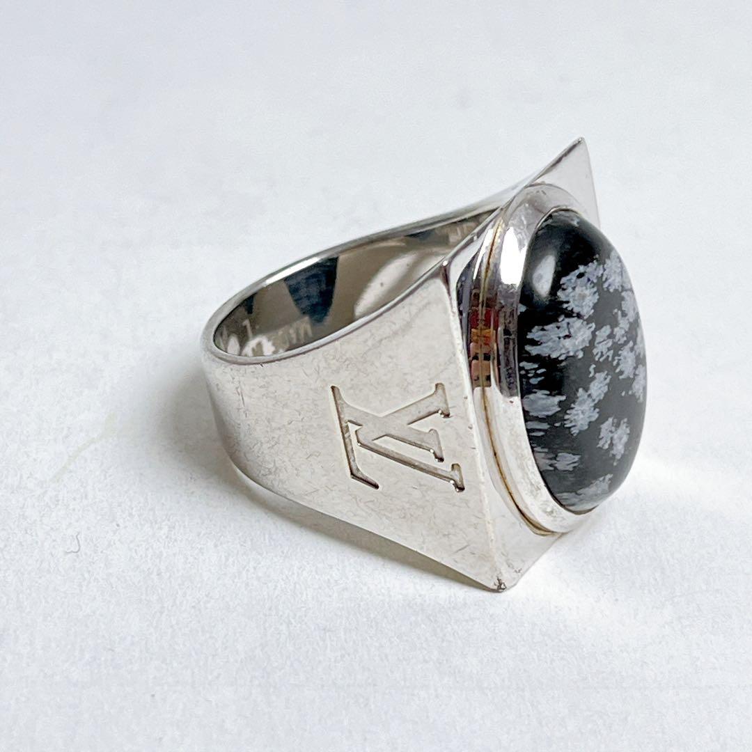 ヴィトン　シュバリエール スノーフロー リング　Lサイズ　21号　925