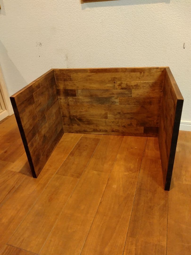 木製 ハンドメイド オーダー コの字 ラック シェルフ ワトコオイル 水槽台