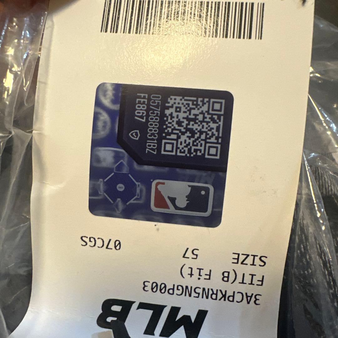 aespa カリナ MLB キャップ 帽子グレー KARINA トレカセット⑤