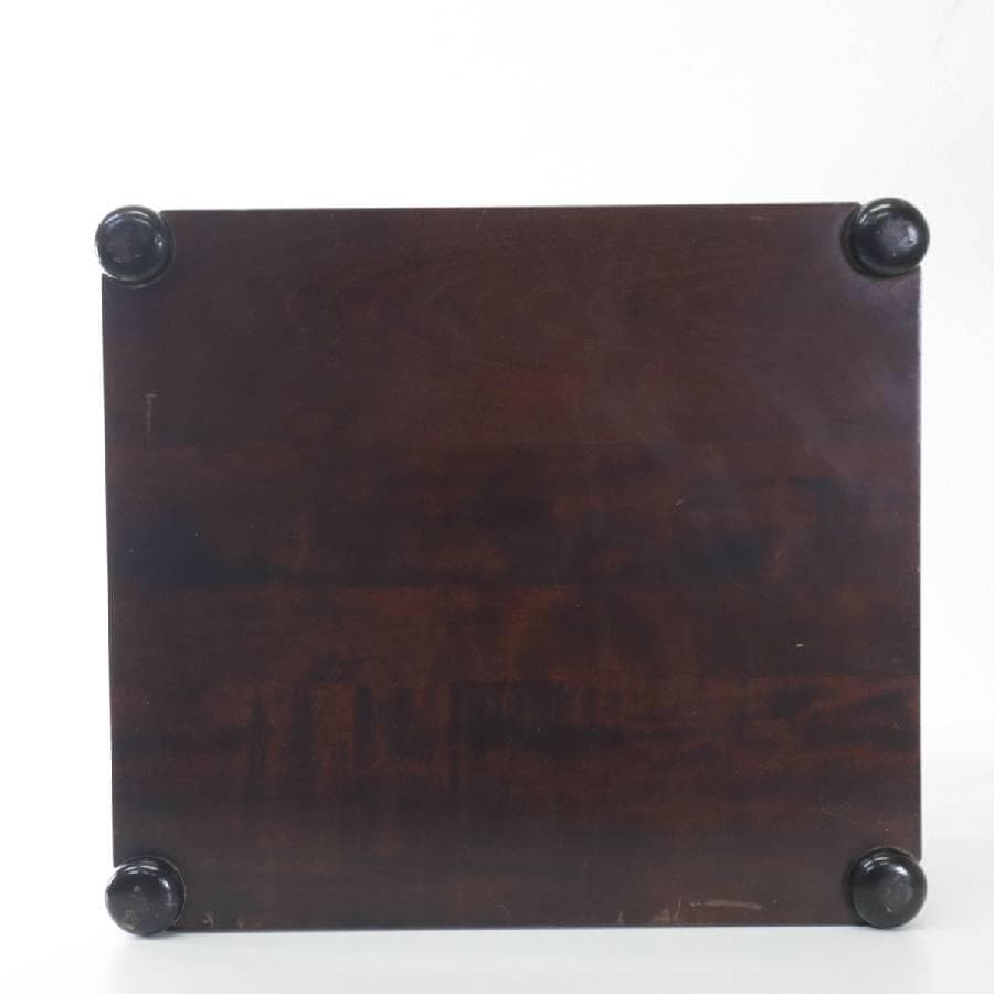 北海道民芸家具 ＃670 サイドテーブル スクエアスツール 花台 樺無垢材