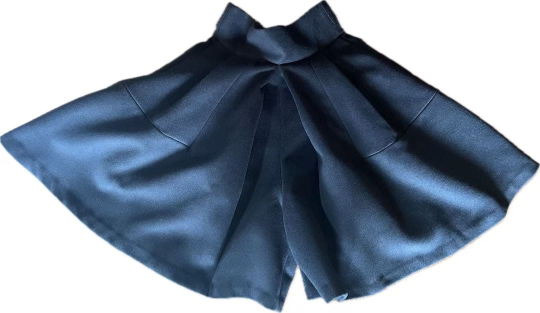 極美品seventenアフレスカート 式パンツ ハイウエストフレアキュロット