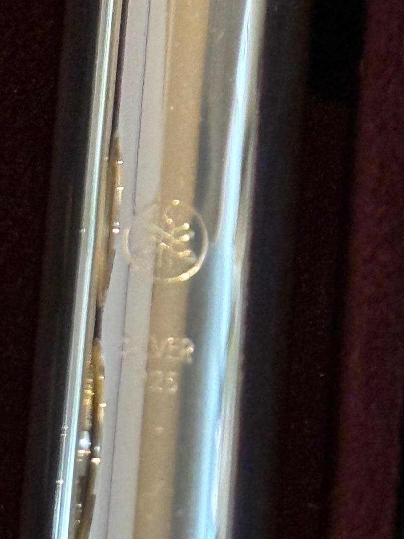 交渉OK リペア済 極美品 Yamaha ヤマハ フルート YFL412 銀製