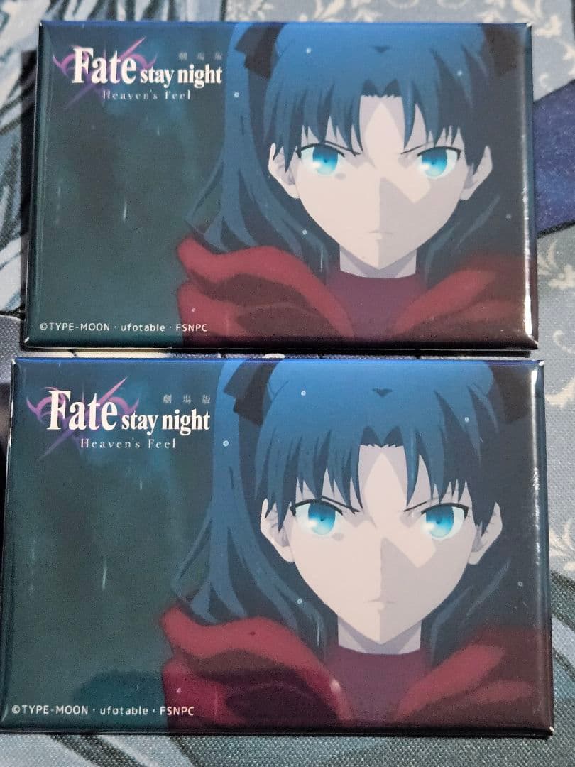 Fate/stay night Heaven's Feel 遠坂凛 缶バッジ2個 - メルカリ